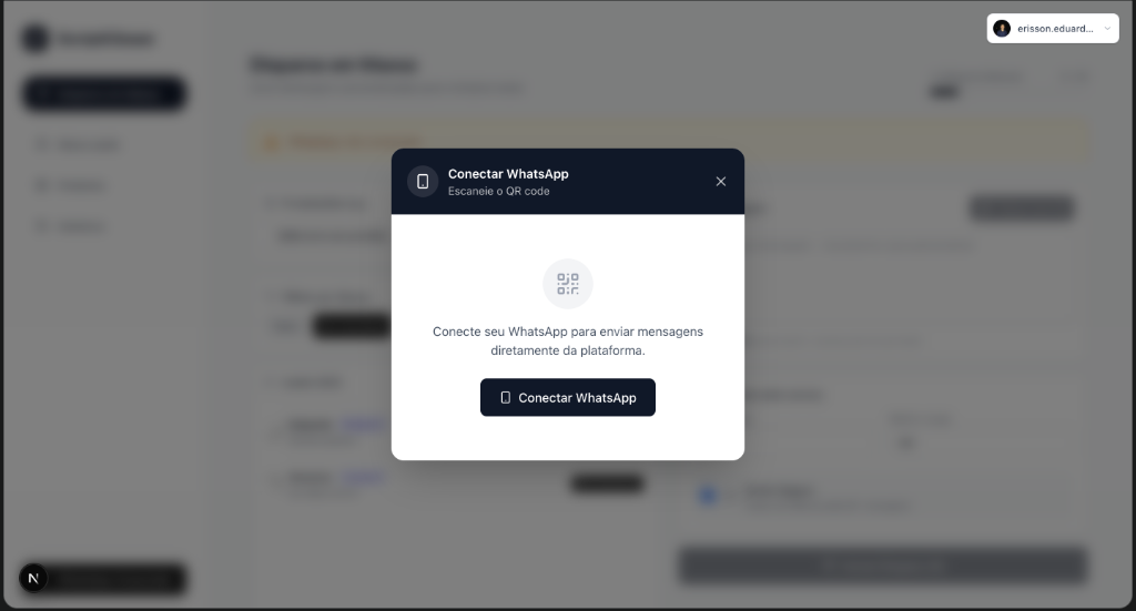 1. Conecte seu WhatsApp em segundos