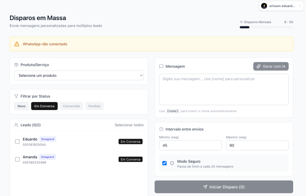 3. A IA dispara com segurança total